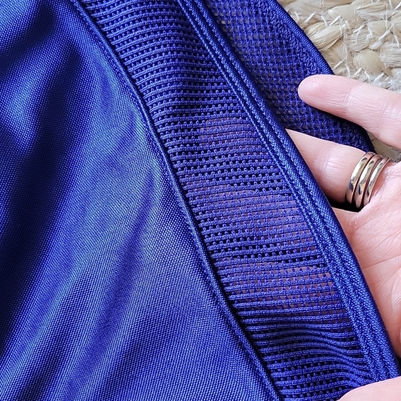 Nike Running Dry Fit Blue Gold Logo Shorts S - Picture 4 of 12